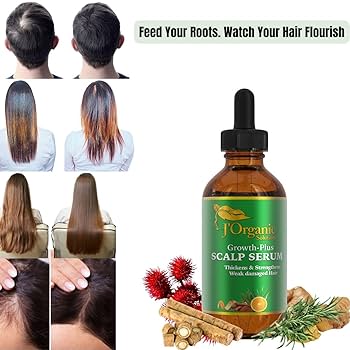 Amazon.com: J'Organic Solutions Growth-Plus Scalp Nourishing